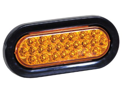 BUYERS PROD LIGHT STROBE 6.5IN OVAL  AMBER LED - SL65AO