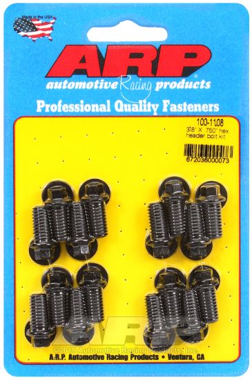 ARP HEADER BOLT KIT 3/8 X .75 - 1001108
