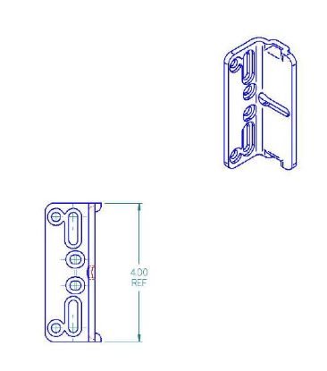 BAL NORCO OUTSIDE STAND OFF BRACKET - P854584