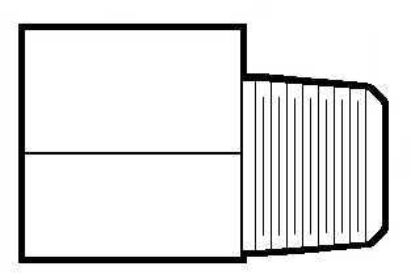 MIDLAND IND ELBOW PIPE STREET-3/8' #1 - 116AC