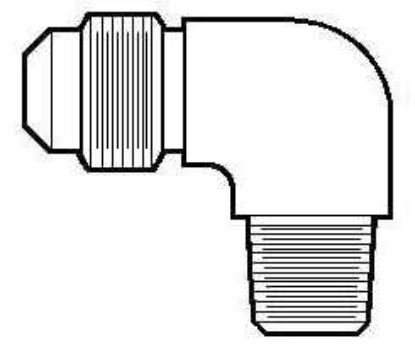 MIDLAND IND 1/2 X 3/4 MALE ELBOW - E18E