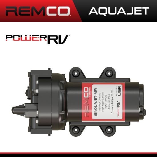 REMCO AQUAJET RV WATER PUMP - 55AQUAJET