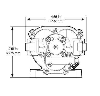 REMCO 3.2GPM 3/4' QA 12VDC 45PSI LW - 9032141C48