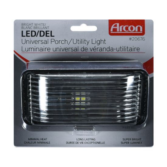 ARCON LED  BW RCT PRCH LITE WO/SW BLK-CLR - 20676