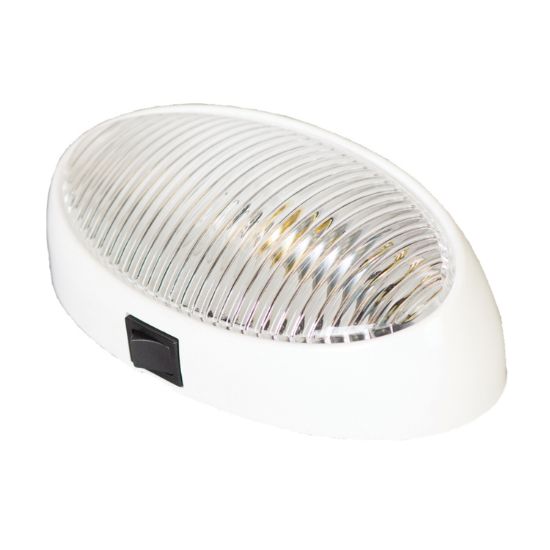 ARCON PORCH LIGHT OVAL W/SW CLR CD1 - 51252