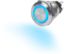 BLUE SEA SWITCH BUTTON SS 10A OFF-(ON) BLUE - 4161BSS