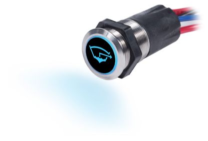 BLUE SEA SWITCH BUTTON SS 15A OFF-ON BACK LI - 4180BSS