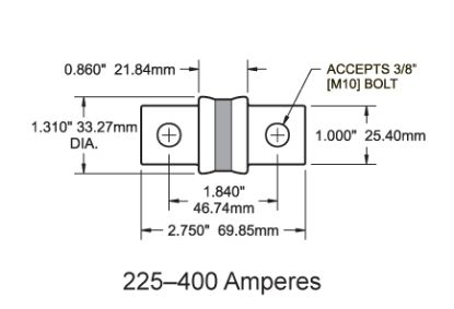 BLUE SEA FUSE A3T/CLASS T 250A - 5118BSS