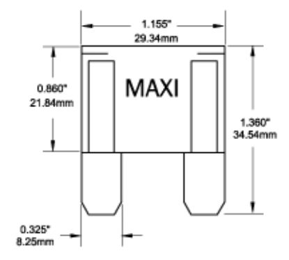 BLUE SEA FUSE MAXI 40 AMP - 5139BSS