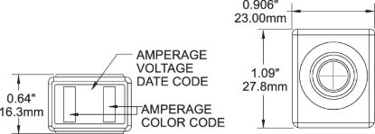 BLUE SEA FUSE TERMINAL 75A - 5180BSS
