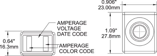 BLUE SEA FUSE TERMINAL 200A - 5187BSS