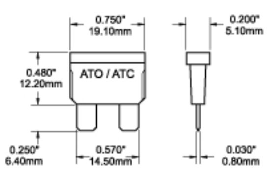 BLUE SEA FUSE ATO/ATC 4A - 5238BSS