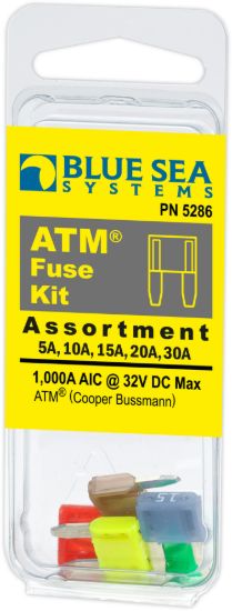 BLUE SEA FUSE KIT ATM 5 PIECE - 5286BSS