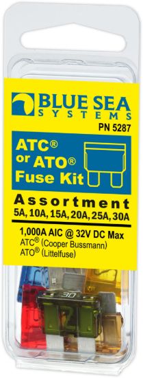 BLUE SEA FUSE KIT ATO/ATC 6 PIECE - 5287BSS