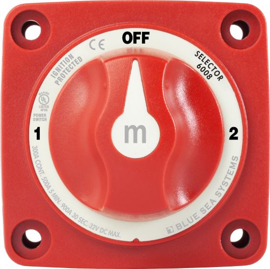 BLUE SEA SWITCH BATTERY M SELECTOR 3P - 6008BSS