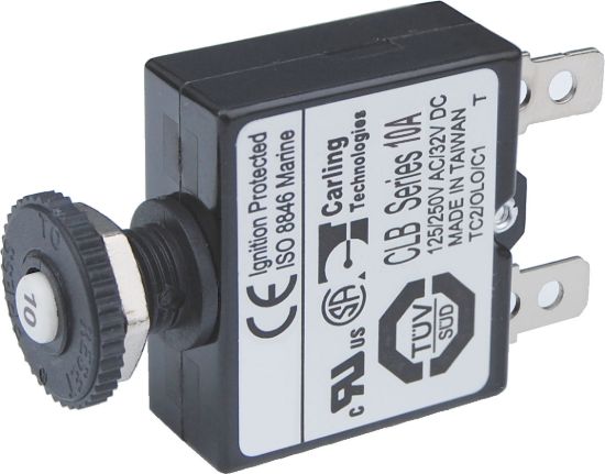 BLUE SEA CIRCUIT BREAKER PUSH BUTT - 7054BSS