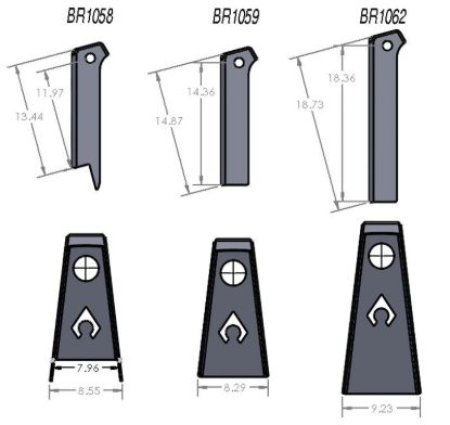 ARTEC INDUST ARTEC S SHOCK TOWERS MOUNT SHOCKS - BR1062