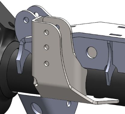 ARTEC INDUST ARTEC'S HEAVY-DUTY REAR TRACKBAR BR - BR1139