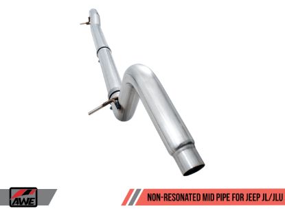 AWE AWE NON-RESONATED MID PIPE FOR JEEP - 302011001