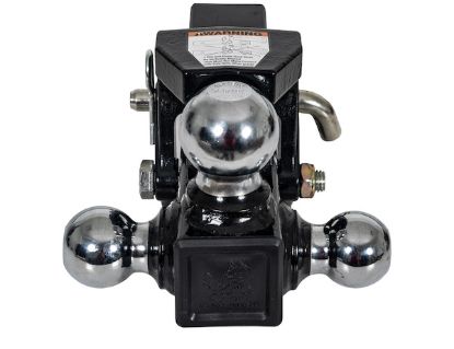 BUYERS PROD TRIBALL HITCH W/PINTLE BLACK 2.5IN - 1802280