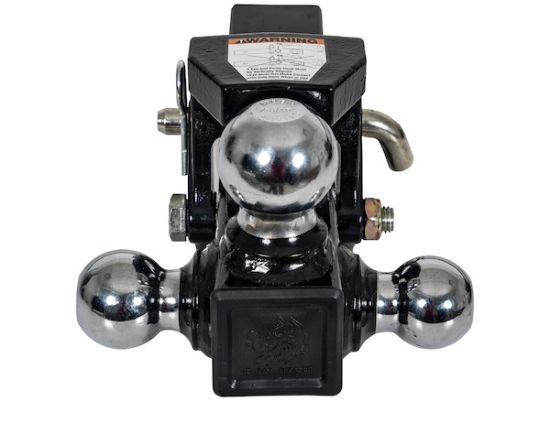 BUYERS PROD TRIBALL HITCH W/PINTLE BLACK 2.5IN - 1802280
