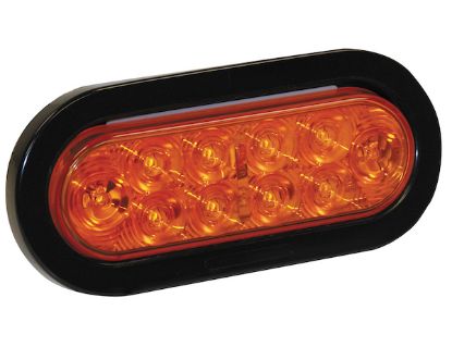 BUYERS PROD LIGHT 6.5IN OVAL TURN&PARK 10LED AM - 5626210