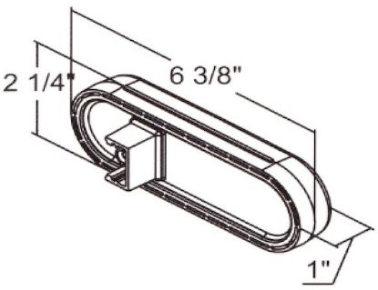 BUYERS PROD LIGHT 6.5IN OVAL BACK-UP 10 LED CLE - 5626310