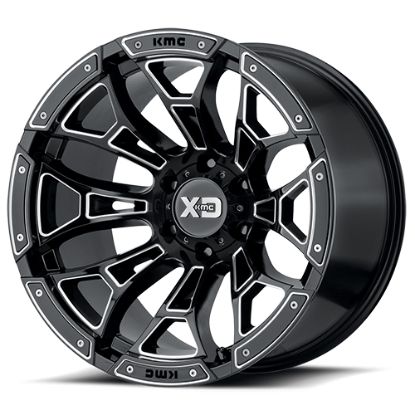 WHEEL PROS XD841 20X10 8X6.5 G-BLK MILL -18MM - 121080318N