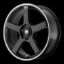 WHEEL PROS MR116 17X7 4X100 BLACK 40 - 1677008340