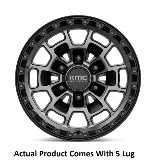 WHEEL PROS KM718 17X8.5 5X5.0 S-BLK GTCC 00MM - 1878550400