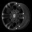 WHEEL PROS XD822 18X9 8X6.5 M-BLK - 2289080718