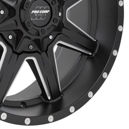 WHEEL PROS 20X9.5 5X150 5BSMM SATIN BLACK/ MLD - 5148295550