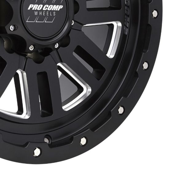 WHEEL PROS 20X9 8X6.5 5BSMM SATIN BLACK/MILLED - 5161298250