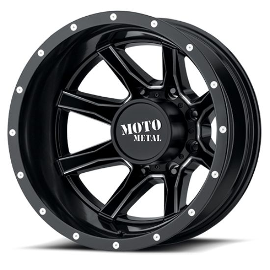 WHEEL PROS 20X8.25 8X200 S-BLK MILL 127MM - 5208827127