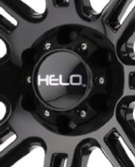 WHEEL PROS HELO CAP 8 LUG H67 - GLOSS BLACK - 70HE1GBH67