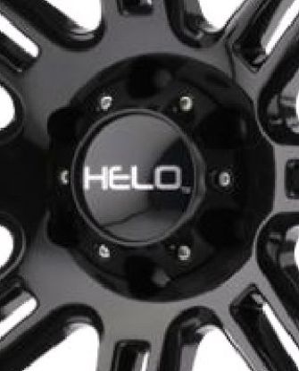 WHEEL PROS HELO CAP GLOSS BLACK 8 LU - 9L170HE1GB