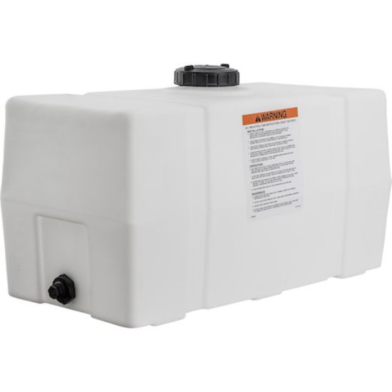 BUYERS PROD RESERVOIR HORIZ SQUARE POLY  50 GAL - 82123919