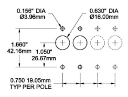 BLUE SEA CIRCUIT BREAKER AA1TOGGLE - 7210BSS