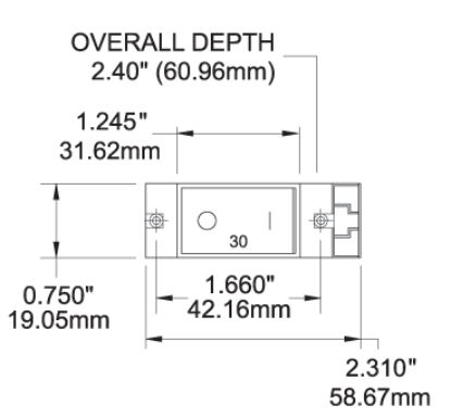 BLUE SEA CIRCUIT BREAKER SC1 FLAT ROCKER 10A - 7402BSS