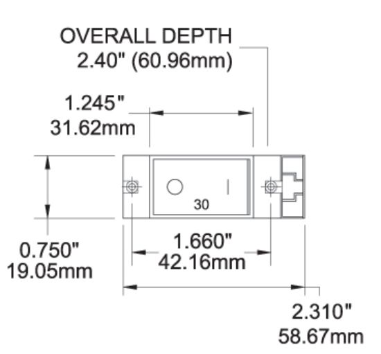 BLUE SEA CIRCUIT BREAKER SC1 FLAT ROCKER 10A - 7402BSS