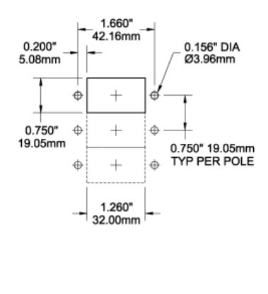 BLUE SEA CIRCUIT BREAKER A2 FLAT ROCKER 20A - 7413BSS