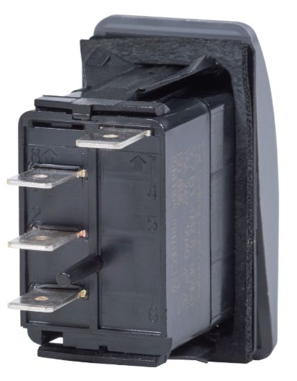 BLUE SEA SWITCH CONTURA SPDT (ON)-OFF-ON - 8233BSS