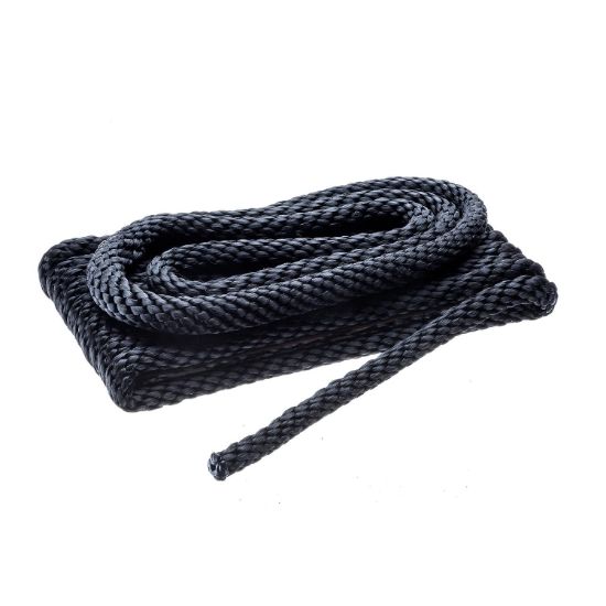 ATTWOOD MARI 3/8X15 SOLID BRAID MFP BK - 117527
