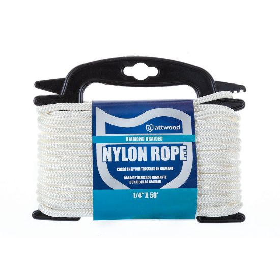 ATTWOOD MARI 1/4X50' DIABNYLON WHITE - 1175612