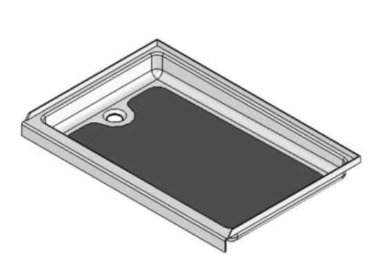 S.RECREATION SHOWER PAN 24 X 36 WHITE - SP2436WL