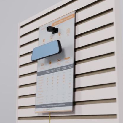 BRAND MOTION SLAT WALL FULLVUE DISPLAY - DISPFVMR