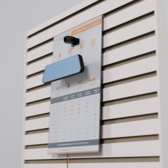 BRAND MOTION SLAT WALL FULLVUE DISPLAY - DISPFVMR