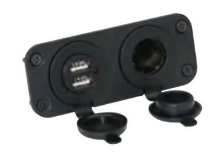 ATTWOOD MARI ADAPTOR DUAL PORT 12VDC - 142626