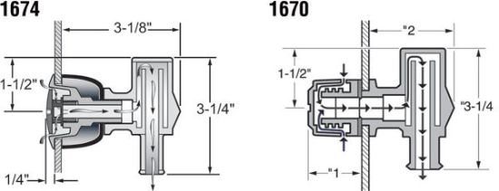 ATTWOOD MARI VENT-FUEL (P-TRAP) BLACK - 16703