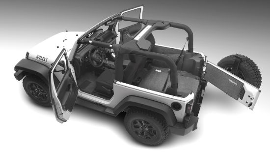 BEDRUG JBR 18+ JL 4DR CARGO W/GH - BRJL18R4GH